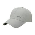thumbnail image 1 of Breezora Breathable Mesh Baseball Cap for Men Adjustable Sporty Sun Protection Quick Dry Hat Grey, 1 of 1