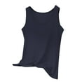 thumbnail image 1 of Breezora Breezy Sleeveless Tank Top Women's Loose Fit Summer Essential for Layering XL Size Navy, 1 of 7