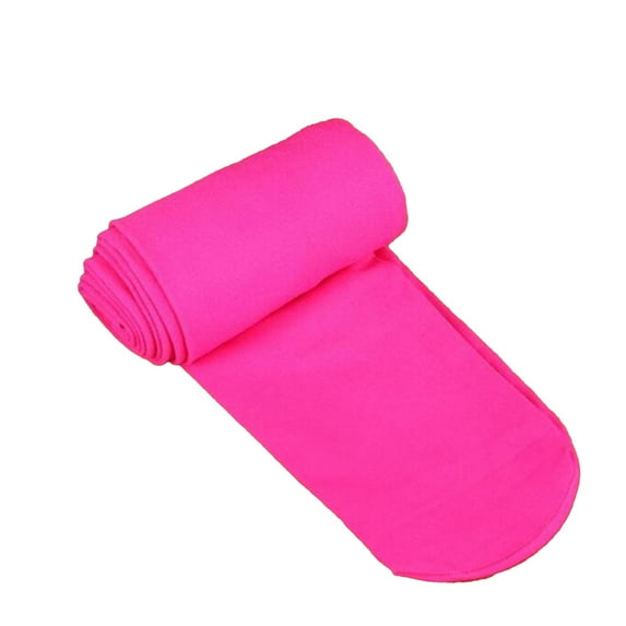 Breezora Candy Colors Opaque Footed Socks Tights Slim Pantyhose Women Stockings Hot Pink