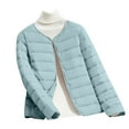 thumbnail image 1 of Breezora Lightweight Winter Puffer Coat for Women Warm Thermal Quilted Inner Layer Outer Jacket XXL Size Mint Green, 1 of 3
