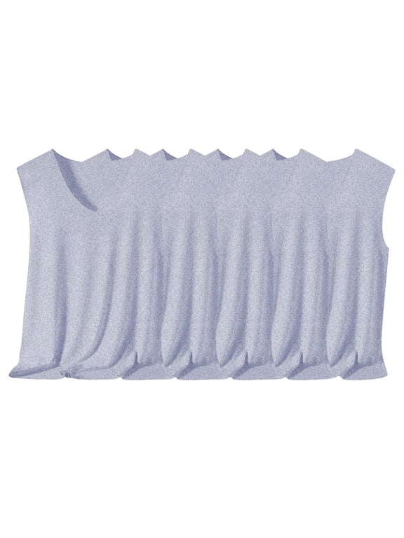 Mens 5 Packs Tank Tops Sleeveless V Neck Casual Undershirts Soft Breathable Fabric Value Pack for Gym and Daily Wear Comfort Fit XL Size Grey