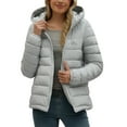 thumbnail image 1 of Breezora Streetwear Casual Lightweight Cotton Padded Jacket for Women Autumn Winter Fashion Outerwear M Size Beige, 1 of 9
