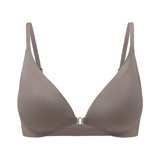 Breezora Triangle Bralette for Women Front Close Wireless Bras Deep V ...