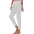 thumbnail image 1 of Breezora Women's Athletic Skirt with Built-in Shorts High Waist Pleated Tennis Skort for Running and Summer Activities M Size White, 1 of 9