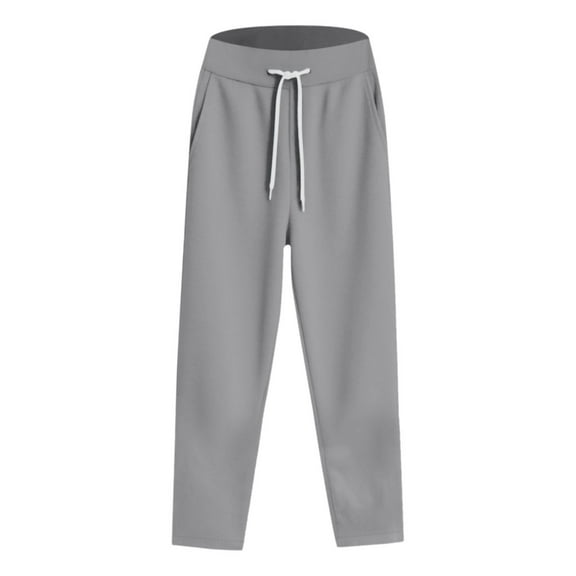 Breezora Women's Breathable Soft Lounge Sweatpants for Fall Winter Comfort with Stretchy Waistband XXL Size Grey