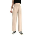 thumbnail image 1 of Breezora Women's Classic Straight Leg Trousers with Comfort Waist for Office and Smart Casual L Size, 1 of 5