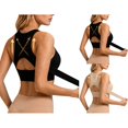 thumbnail image 1 of Breezora Women's Front Closure Wireless Corrector Support Bra with Back Design for your Daily Comfort and Posture Correction, 1 of 8