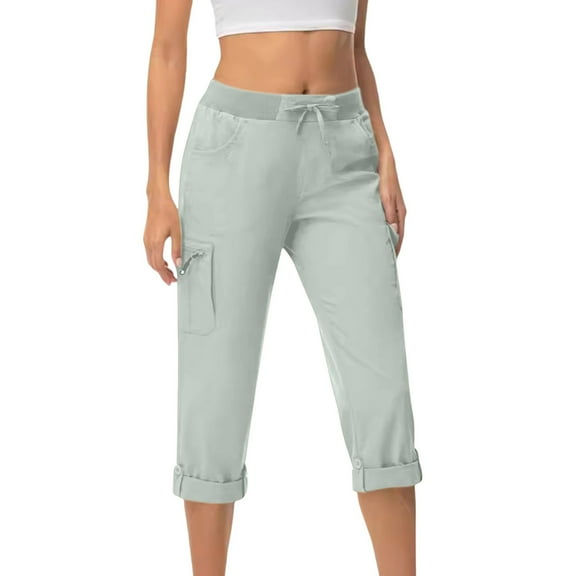 Breezora Women's Quick Dry Hiking Pants with Multiple Pockets for Outdoor Adventures and Summer Travel XXXL Size Blue