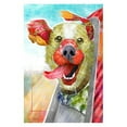 thumbnail image 1 of Breezy Dog II Painting Print on Wrapped Canvas, 1 of 7