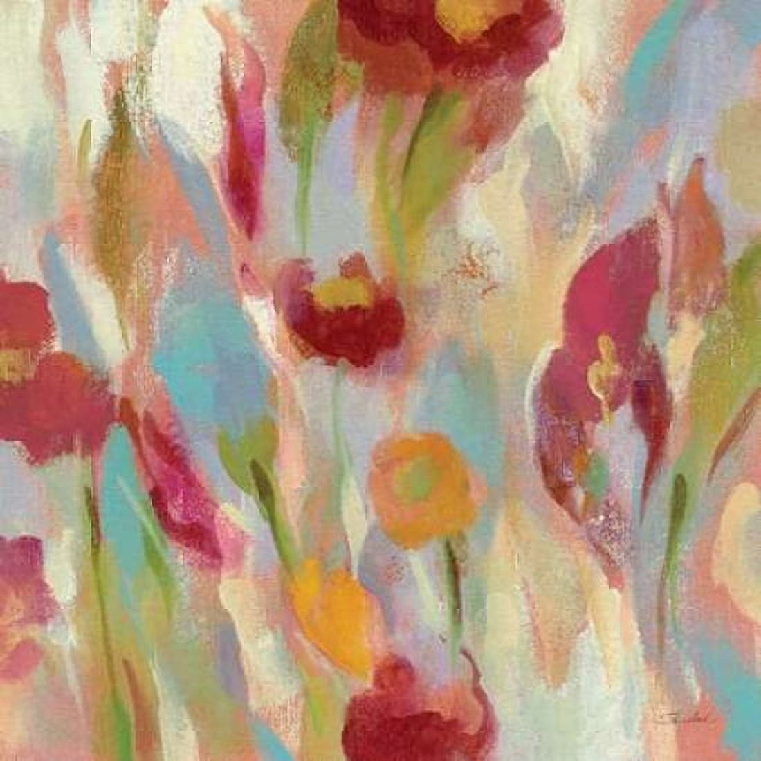 Breezy Floral III Canvas Art - Silvia Vassileva (24 x 24)