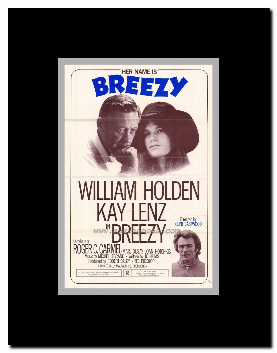 Breezy Framed Movie Poster
