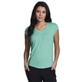 thumbnail image 1 of RBX Active Women's Short Sleeve High Low Soft V-Neck Tee, 1 of 4