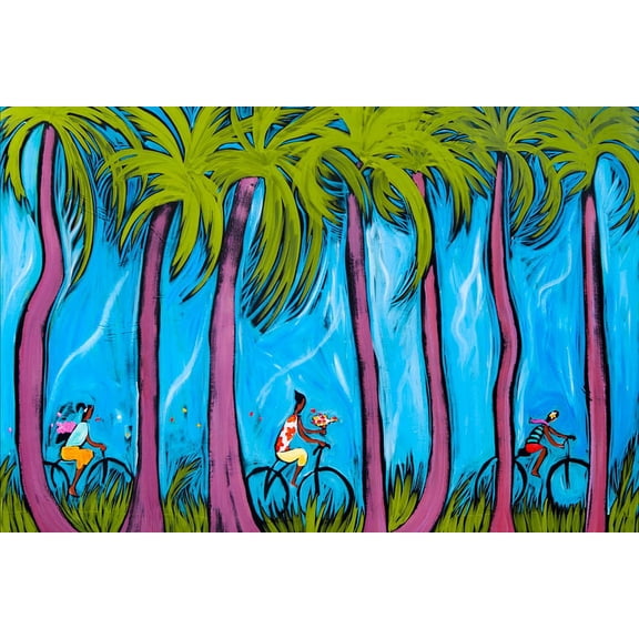 Breezy Palms by Ben Mann Poster Print