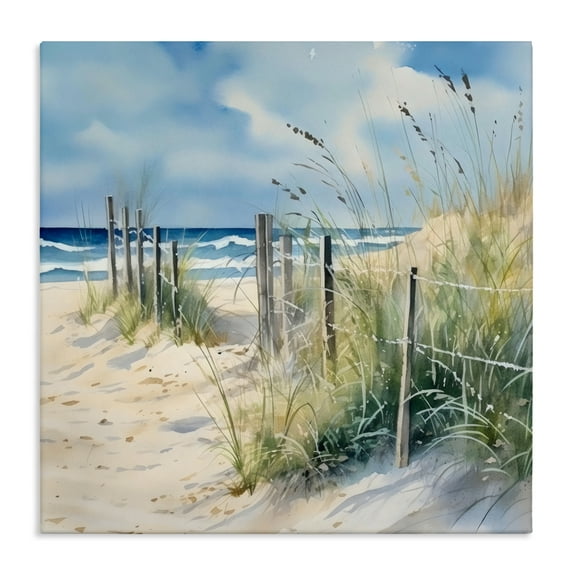 Stupell Industries Breezy Seaside Grasses Canvas Wall Art, design by LSR Design Studio, 24 x 24