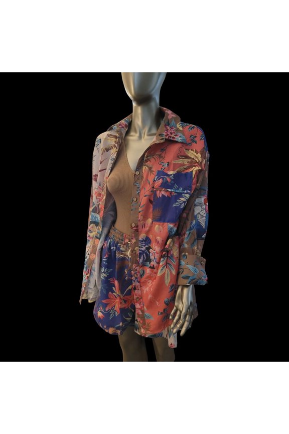 Breezy Tropical Print - 2 Piece Set