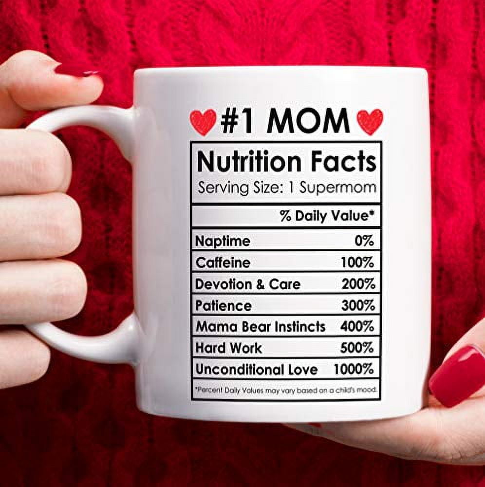 Breezy Valley 11oz White Ceramic #1 Mom Coffee Mug Liberia | Ubuy