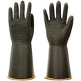 thumbnail image 1 of BreezyLife Heavy Duty Rubber Gloves, 14" 1 Pair Size Large, 1 of 6