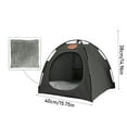 thumbnail image 1 of Breezyden Pop-Up Pet Tent - Hideaway Dome for Cats & Small Dogs, Indoor/Outdoor Portable Use, Waterproof, Breathable Mesh & Fully Washable Design Coffee, 1 of 4