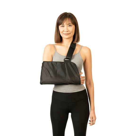 Breg Essential Shoulder Sling - Breathable Shoulder, Elbow, and Hand Support A4565