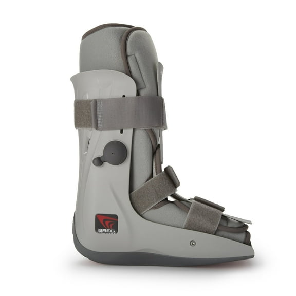 Breg Gray Air Walker Boot Large Hook and Loop for Either Foot BL525007