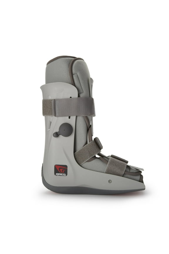 Gray Air Walker Boot Large Hook and Loop for Either Foot BL525007