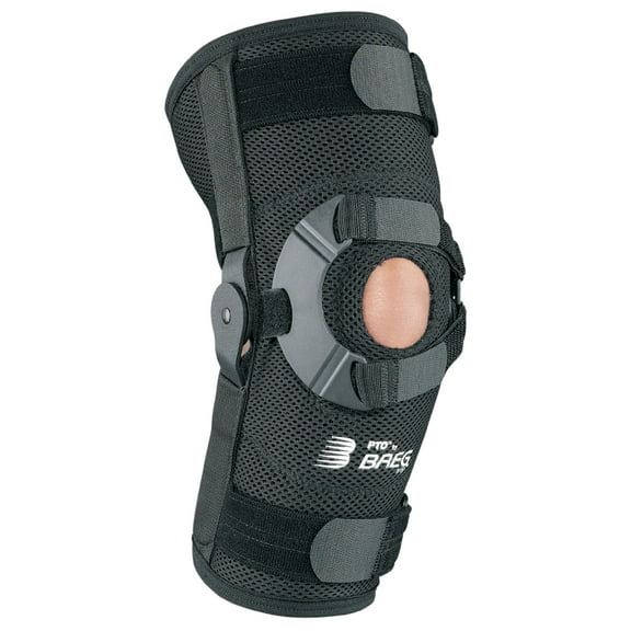 Breg PTO Soft Knee Brace, Airmesh with Open Back (Right Knee, XX-Large)