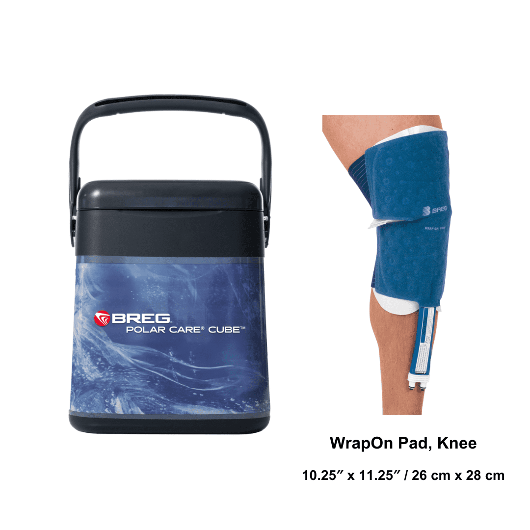 Breg Polar Care Cube Cold Therapy System with WrapOn Knee Pad