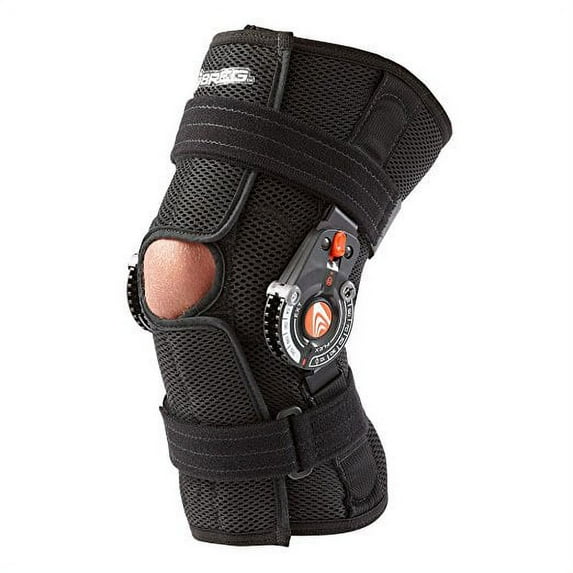 Breg Recover Knee Brace, Short, Neoprene, Open Back, Wraparound (Large)
