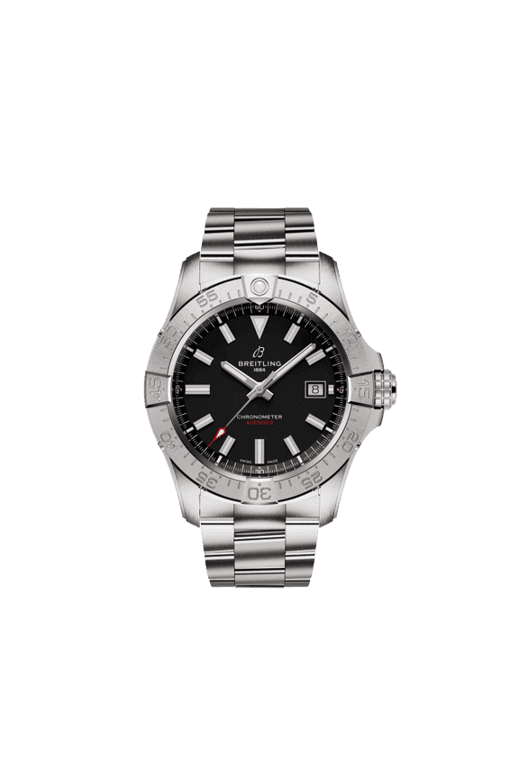 Avenger Automatic 42 Black Dial Steel Bracelet Men's Watch A17328101B1A1