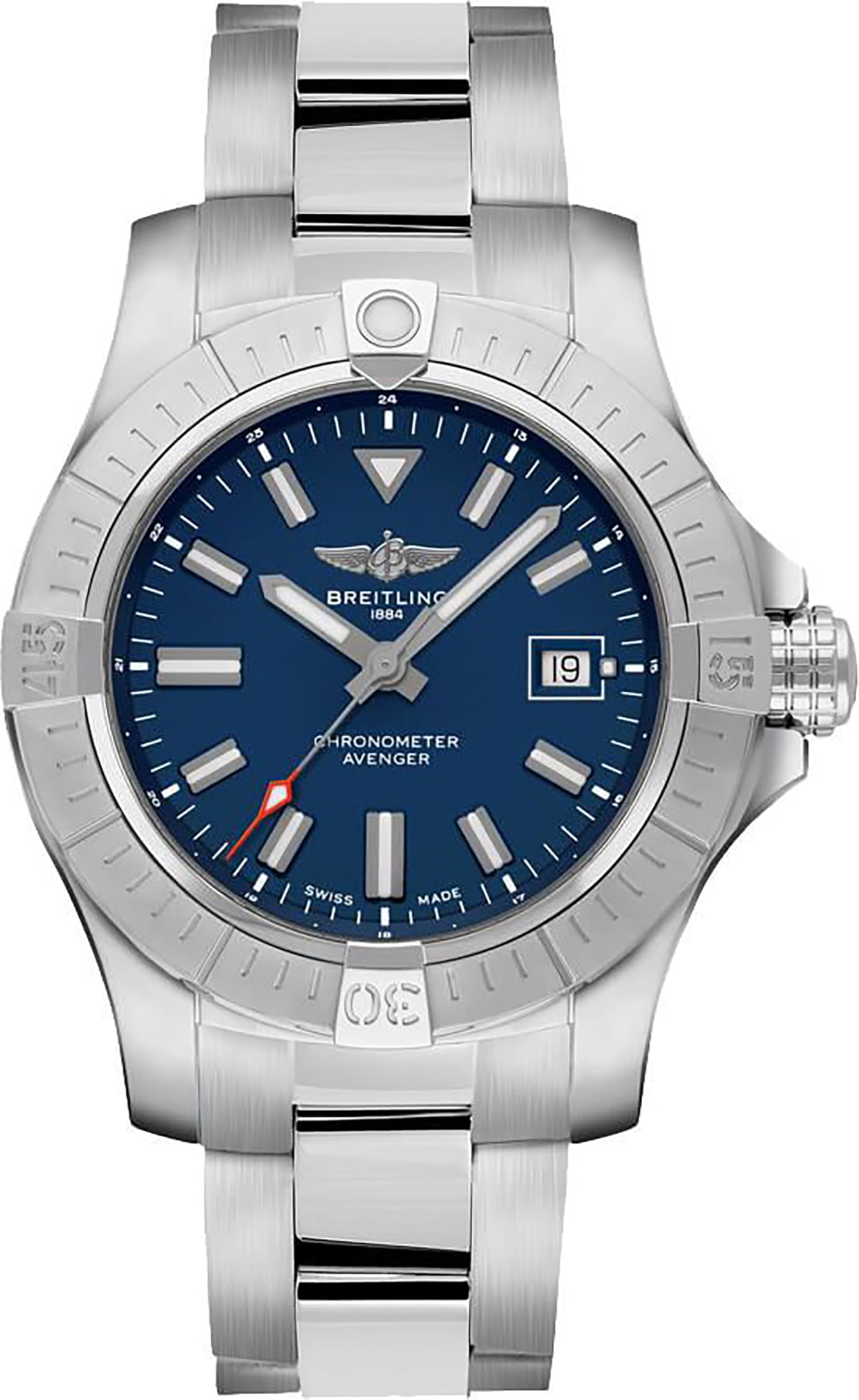 Breitling Avenger Automatic 43 Blue Dial Steel Men's Watch A17318101C1A1