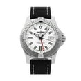 thumbnail image 1 of Breitling Avenger Automatic GMT 43 White Dial Leather Strap Men's Watch A32397101A1X1, 1 of 1