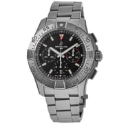 Breitling Avenger B01 Chronograph 44 Black Dial Stainless Steel Mens Watch AB0147101B1A1