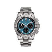 Breitling Avenger B01 Chronograph 44 Blue Dial Stainless Steel Mens Watch AB0147101C1A1