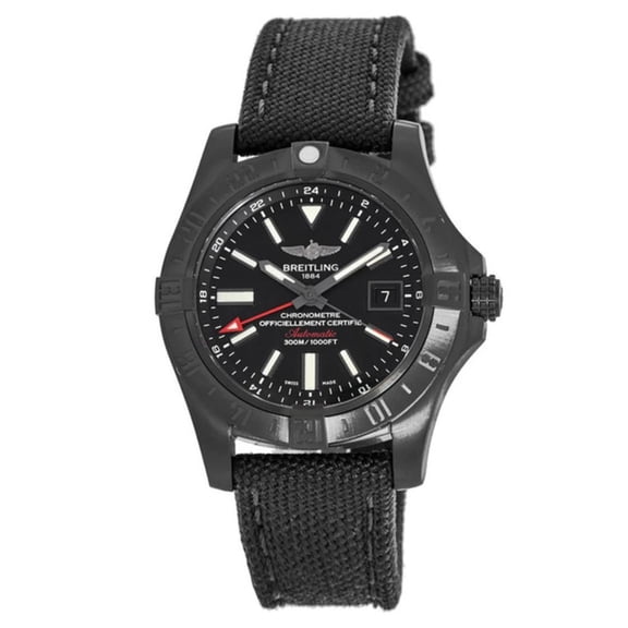 Breitling Avenger II GMT Men's Black Dial Automatic Watch M3239010-BF04-109W