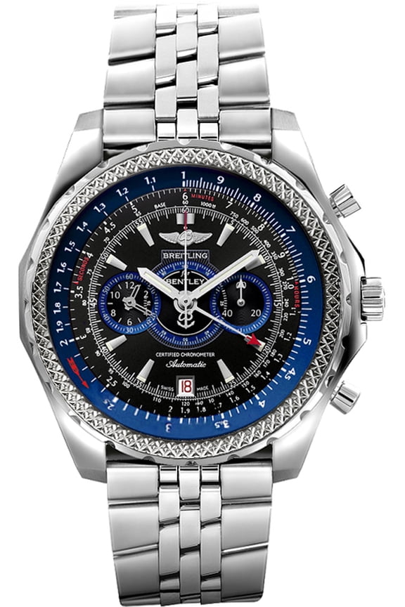 Bentley Super Sports Men's 49mm Stainless Steel Wristwatch, Silver