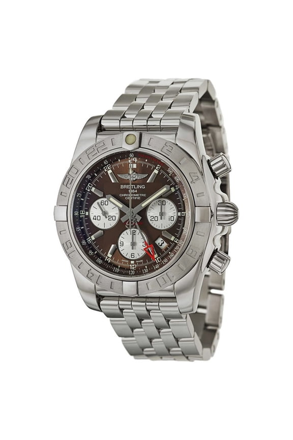Chronomat 44 GMT Men's Brown Dial Automatic Watch AB042011-Q589-375A