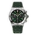 thumbnail image 1 of Breitling Chronomat B01 42 Chronograph Automatic Green Dial Rubber Strap Men's Watch AB0134101L2S1, 1 of 1