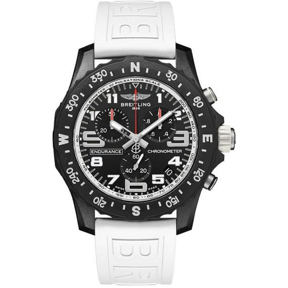 Breitling Endurance Pro White Rubber Strap 44mm Men's Watch X82310A71B1S1