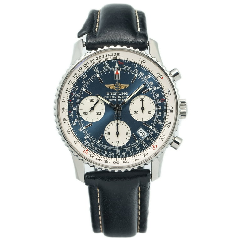 Breitling Navitimer A23322 Papers Chronograph Blue Dial Automatic