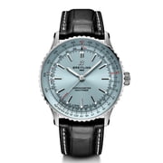 Breitling Navitimer Automatic 41 Blue Dial Leather Strap Mens Watch A17329171C1P1