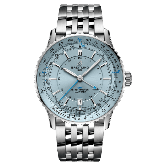 Breitling Navitimer Automatic 41 GMT Blue Dial Steel Men's Watch A32310171C1A1
