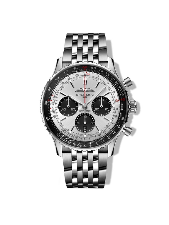 Navitimer B01 Chronograph 43 Automatic Panda Dial Steel Men's Watch AB0138241G1A1