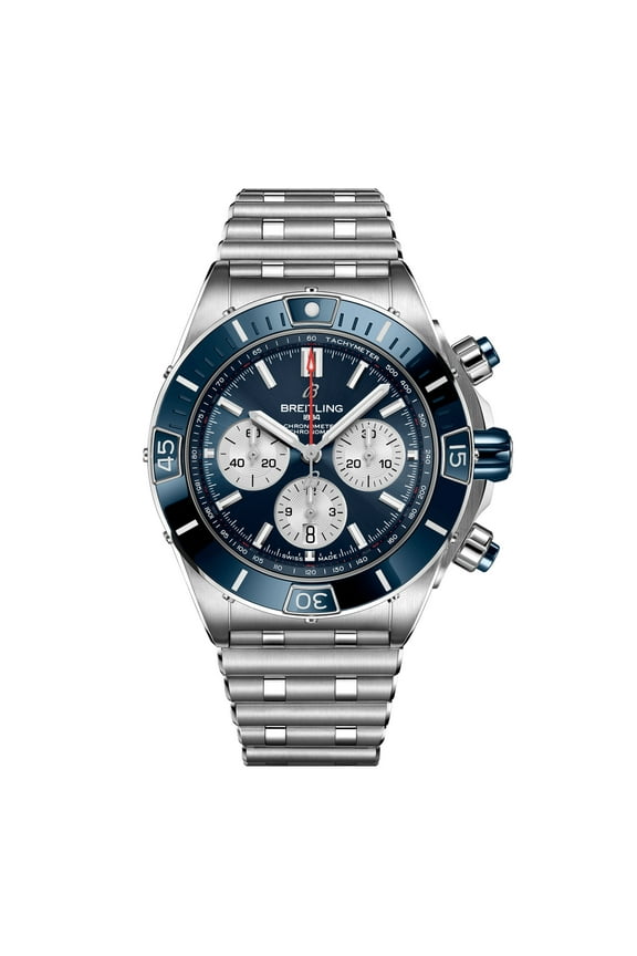 Super Chronomat Automatic Chronograph Blue Dial Steel Men's Watch AB0136161C1A1