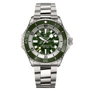 Breitling Superocean Automatic 46 Super Diver Green Dial Titanium Mens Watch E10379D31L1E1