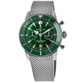 thumbnail image 1 of Breitling Superocean Heritage B01 Chronograph 42 Green Dial Stainless Steel Men's Watch AB0156361L1A1, 1 of 2
