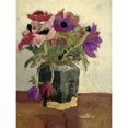 thumbnail image 1 of Breitner Ginger Pot With Anemones Painting Extra Large XL Wall Art Poster Print, 1 of 3