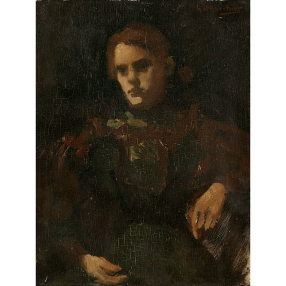 Breitner Study After The Model Painting Extra Large XL Wall Art Poster Print