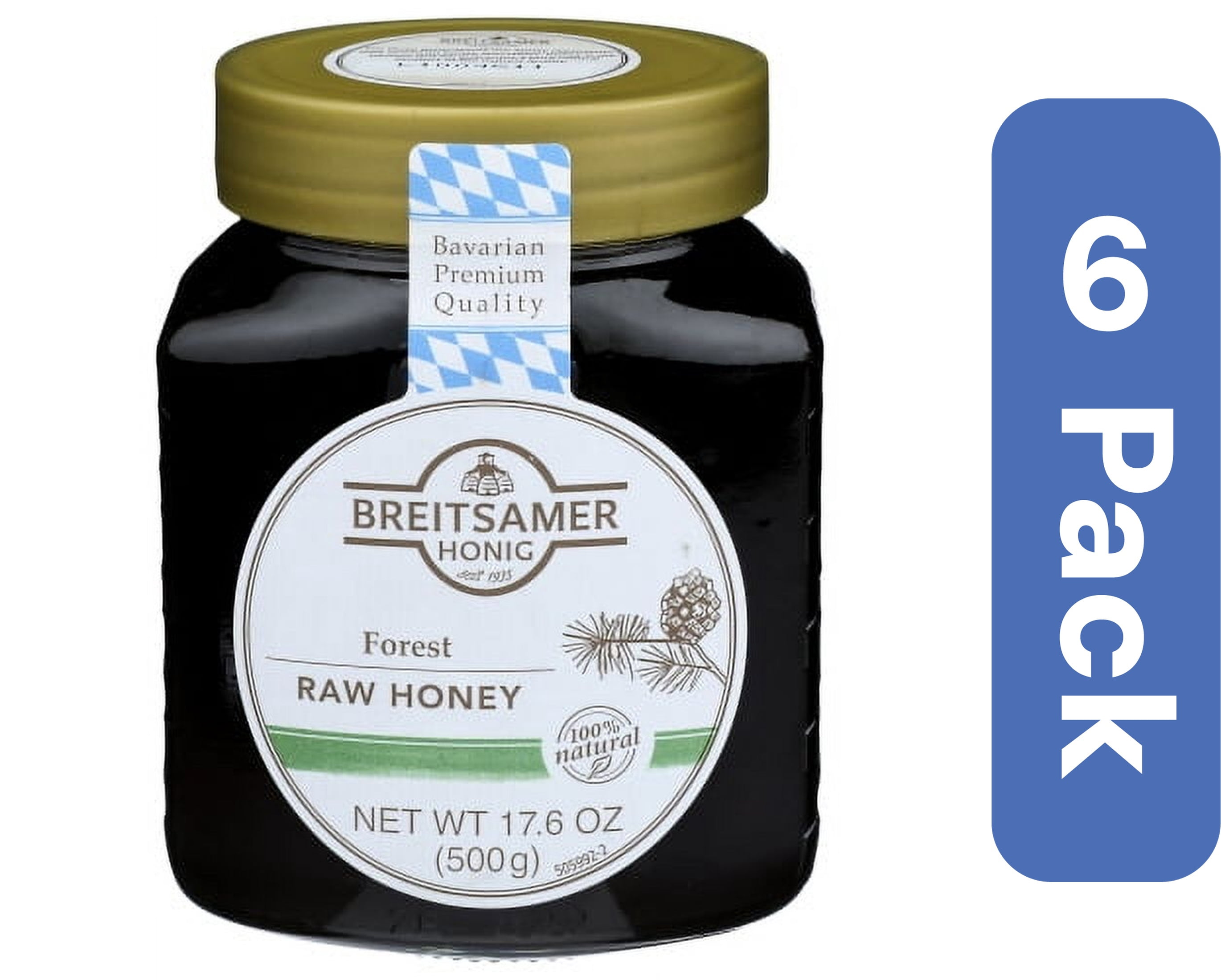 Breitsamer Forest Honey 17.6 oz (Pack Of 6)