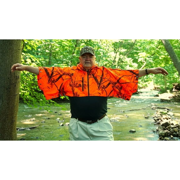 Brella 20K Waterproof Half Rain Jacket Realtree AP Blaze Camo Unisex