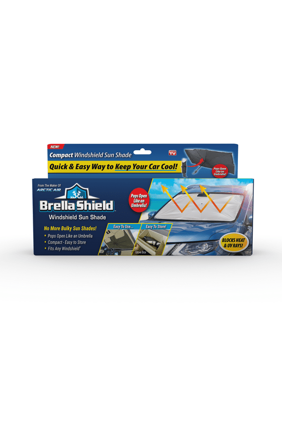 Windshield Sun Shade, Compact Car Shade, Fits Most Vehicles , As Seen on TV